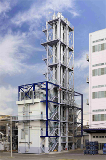 Our plant which manufactures enriched boron (Izumi Factory)